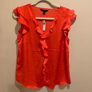 Banana Republic orange top/size m